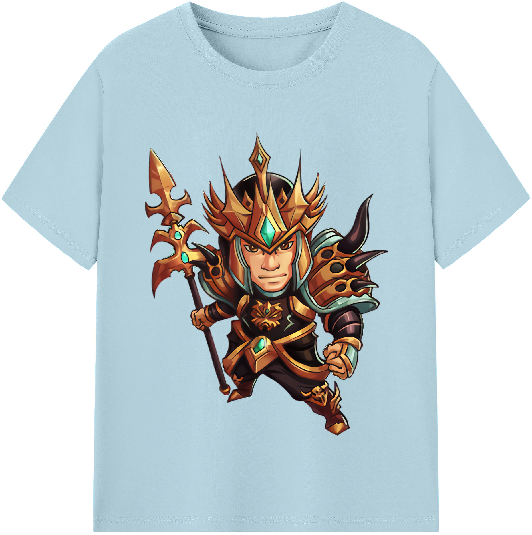 リーグ・オブ・レジェンド League of Legends LOL 綿100％半袖Tシャツ（フロントプリント）